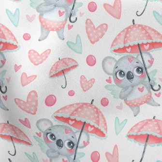 Love Umbrella And Koala Stretch Ponte