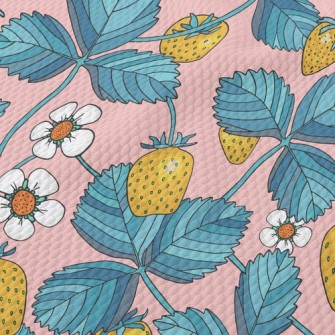 Small Wild Flowers And Wild St Birdseye Piqué