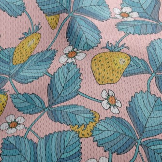 Small Wild Flowers And Wild St Athletic Mesh Flat Back