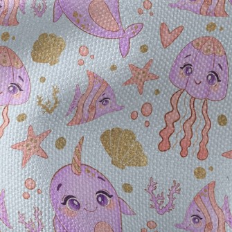 Mysterious Sea Creatures Waterproof Canvas