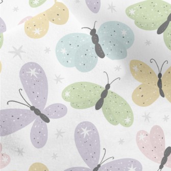 Shiny Wings Butterfly Micro Fleece