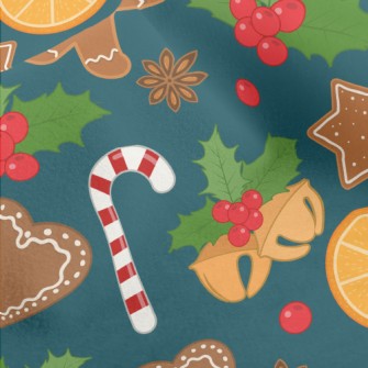Christmas Gingerbread Desserts Micro Fleece