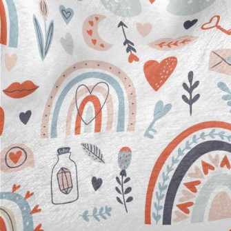 Fairy Forest Flowers And Plant Minky