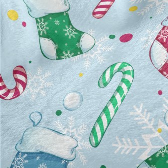 Colorful Snowflake Christmas S Minky