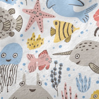 Surprised And Funny Sea Creatu Minky