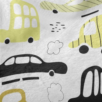Simple Color Block Car Minky