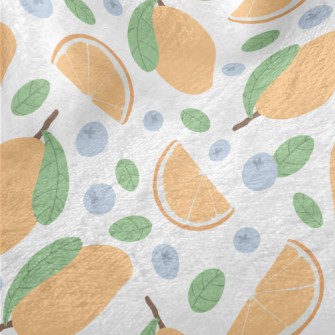 Sweet Mango And Orange Minky