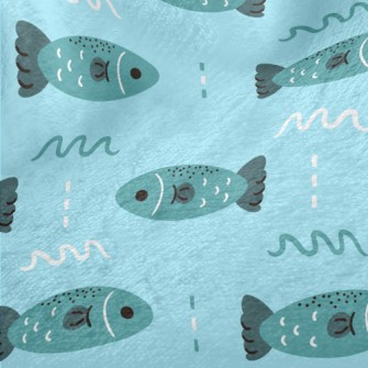 Deep Sea Swimming Fish Minky