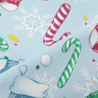 Colorful Snowflake Christmas S Piqué