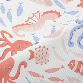 Gentle Octopus Seahorse Starfi Piqué
