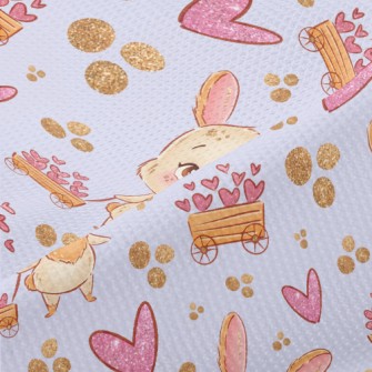 Send Love Bunny Piqué