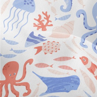 Gentle Octopus Seahorse Starfi Lightweight Performance Linen