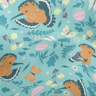Happy Bright Hummingbird Lightweight Performance Linen