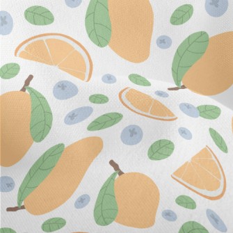 Sweet Mango And Orange Lightweight Performance Linen