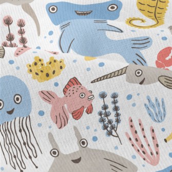 Surprised And Funny Sea Creatu Modern Jersey