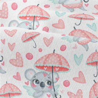 Love Umbrella And Koala Modern Jersey