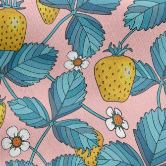 Small Wild Flowers And Wild St Jersey Backed Fleece