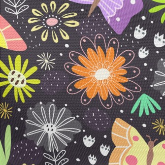 Butterflies Flying In The Flow Pongee