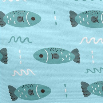Deep Sea Swimming Fish Pongee