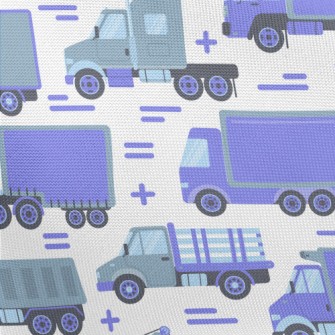 Busy Transportation Vehicle Pongee