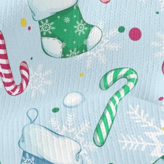 Colorful Snowflake Christmas S Stretch Jersey