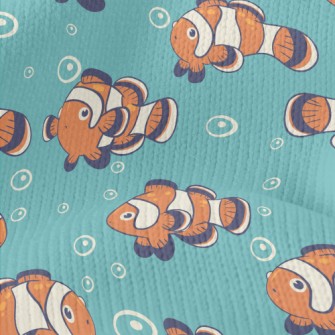 Cute Clownfish Family Stretch Jersey