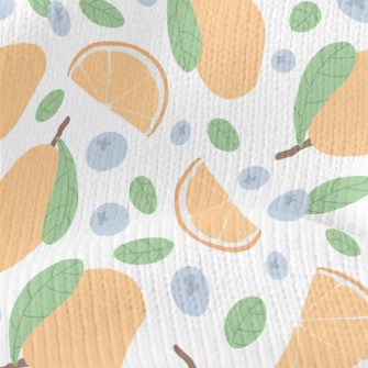 Sweet Mango And Orange Stretch Jersey