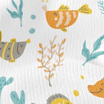 Leisurely Little Fish On The B Stretch Jersey