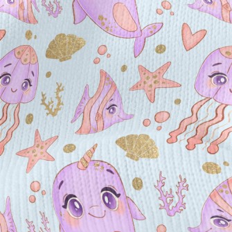 Mysterious Sea Creatures Stretch Jersey