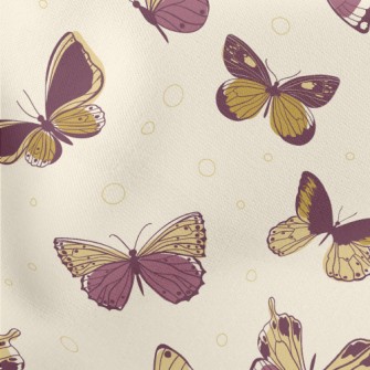 Elegant Bicolor Butterfly Lightweight Cotton Poplin