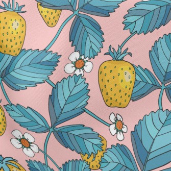 Small Wild Flowers And Wild St Lightweight Cotton Poplin