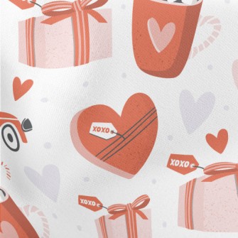 Valentine's Day Date Lightweight Cotton Poplin