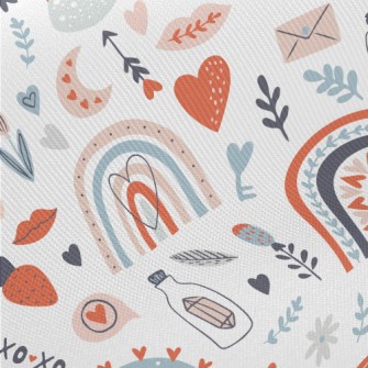 Fairy Forest Flowers And Plant Midweight Cotton Poplin