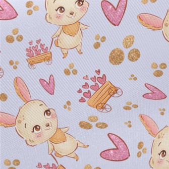 Send Love Bunny Midweight Cotton Poplin