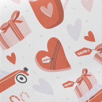 Valentine's Day Date Midweight Cotton Poplin