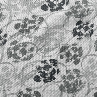 Hand Drawn Abstract Pattern Birdseye Piqué