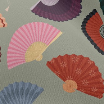 Traditional Oriental Folding F Chiffon