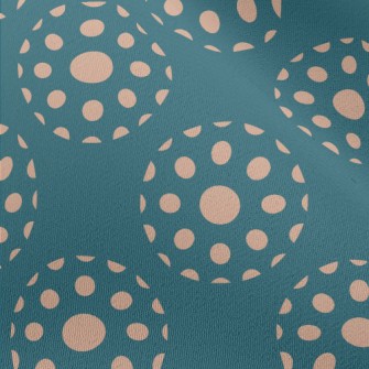 Apricot Polka Dot Decoration Chiffon