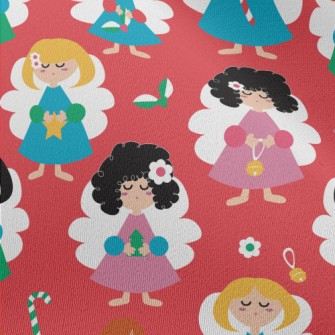 Cute Christmas Girl Chiffon