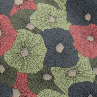 Abstract Colorful Hand Drawing Chiffon