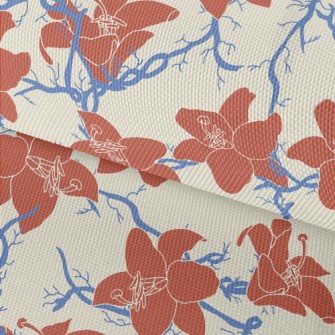 Vintage Tropical Hibiscus Waterproof Oxford