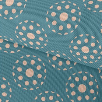 Apricot Polka Dot Decoration Waterproof Oxford