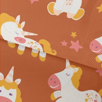 Happy Cartoon Unicorn Waterproof Oxford