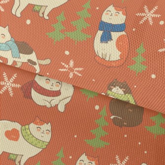Winter Scarf Cat Waterproof Oxford