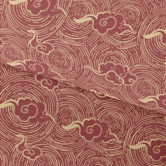 Chinese Clouds And Circles Waterproof Oxford