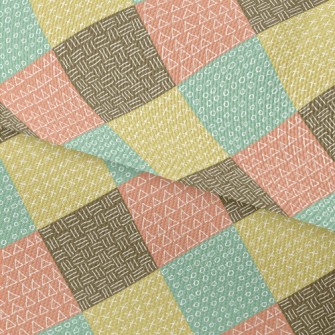 Hand Drawn Geometric Doodles Waterproof Oxford