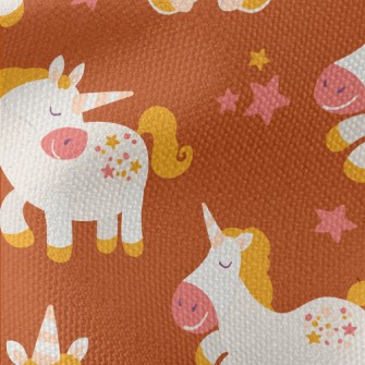 Happy Cartoon Unicorn Waterproof Canvas