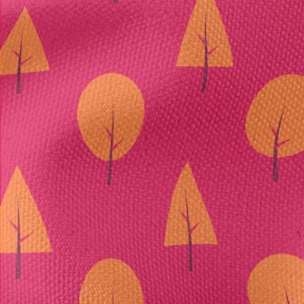 Lovely Orange Forest Waterproof Canvas