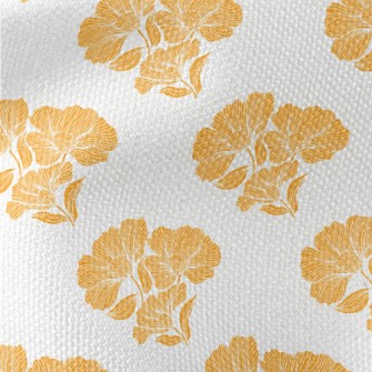 Retro Orange Lotus Waterproof Canvas