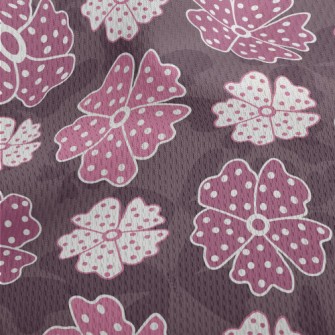 Vintage Butterflies And Flower Athletic Mesh Flat Back